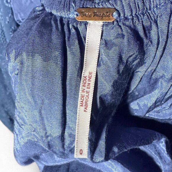 Free People Boho Paisley Floral Embroidered Mini Dress - Picture 5 of 8